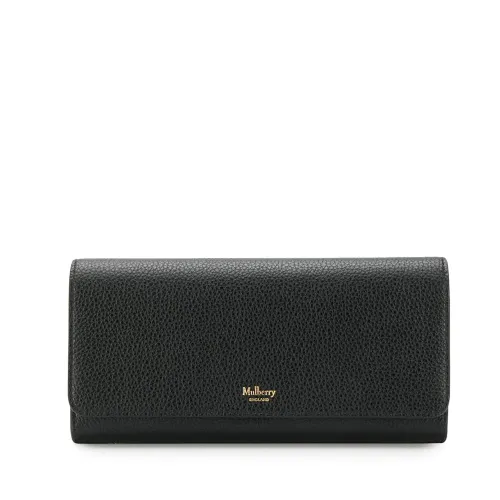 Mulberry , Continental Wallet, Black ,Black female, Sizes: ONE SIZE