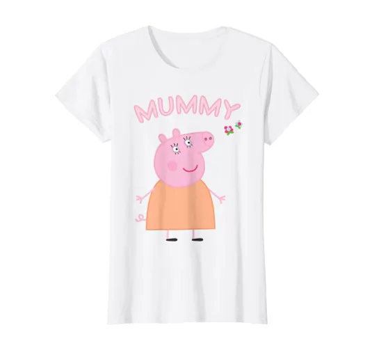 Mummy Pig Portrait T-Shirt