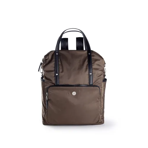 Munich Women's Clever Backpack Square Khaki Bags