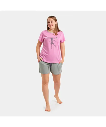 Munich Womens Short sleeve pajamas DH0300 - Pink