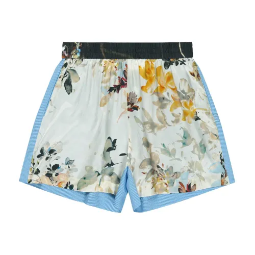 Munthe , Flattering Loose-Fit Silk Shorts ,Multicolor female, Sizes: