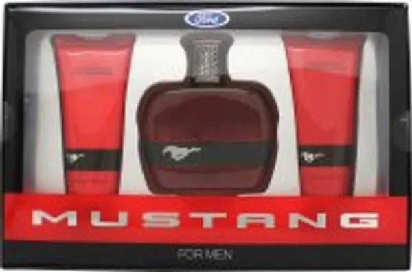 Mustang Gift Set 100ml EDT + 100ml Aftershave Balm + 100ml Shower Gel