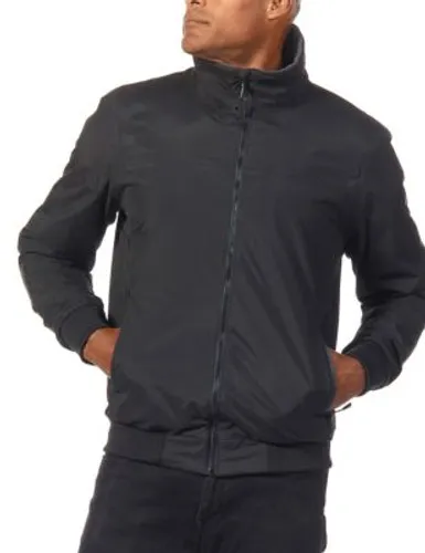 Musto Mens Snug Fleece Lined Jacket - M - Black Mix, Black Mix,Navy Mix