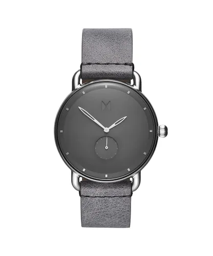 MVMT Analogue Quartz Watch for Men with Grey Leather Strap