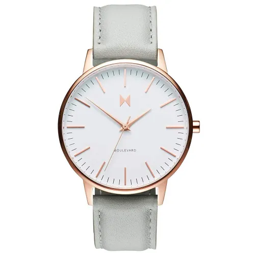 MVMT Analogue Quartz Watch for Women with Grey Leather