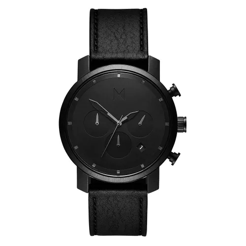 MVMT Men's Analogue Quartz Watch with Leather Calfskin