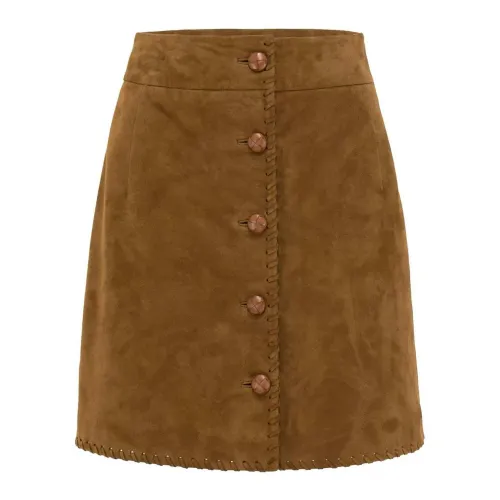 MVP wardrobe , Paloma Skirt ,Brown female, Sizes: