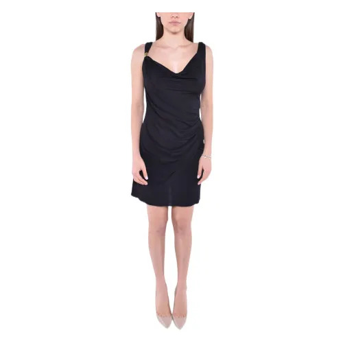 MVP wardrobe , Vespucci Mini Dress Black ,Black female, Sizes: