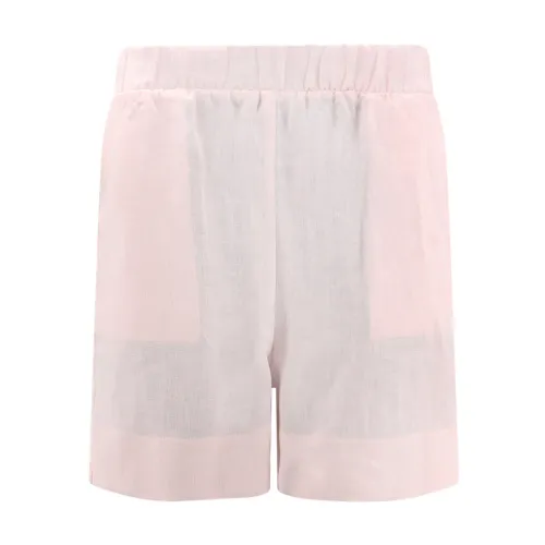 MVP wardrobe , Womens Clothing Shorts Pink Ss24 ,Pink female, Sizes: