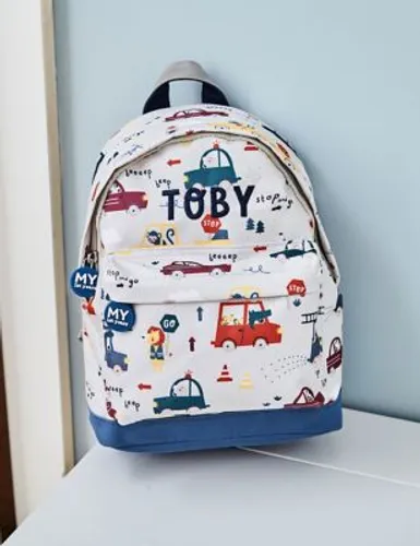 My 1St Years Boys Personalised Transport Mini Backpack - Multi, Multi