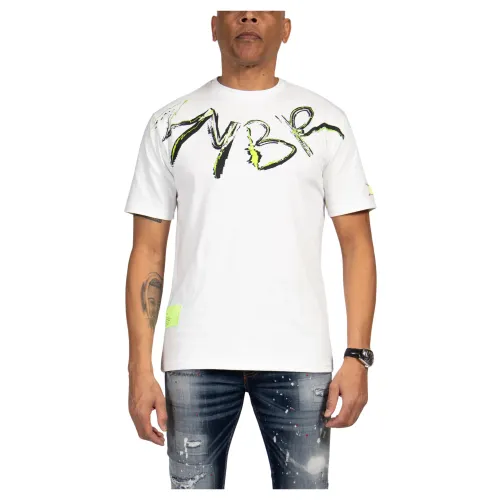 My Brand , Signature Scribble Tee ,White male, Sizes:
