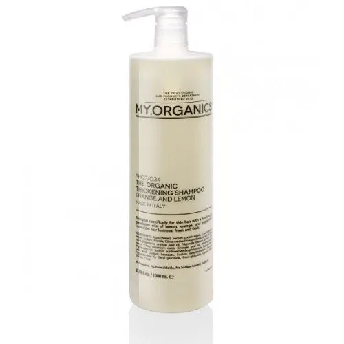 My.Organics Thickening Hair Shampoo with orange and lemon 1000ml