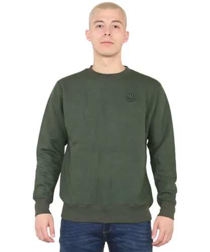 MYT Mens Crewneck Pullover Sweatshirt in Khaki Fleece