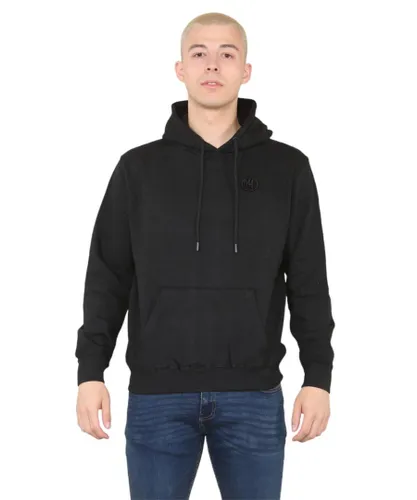 MYT Mens Pullover Sweatshirt Hoodie in Black Fleece