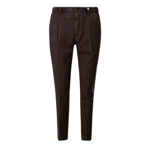 Myths , Flannel Trouser without Pleats ,Brown male, Sizes: