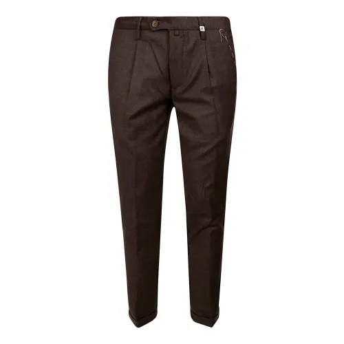 Myths , Super Soft Wool Trousers ,Brown male, Sizes: