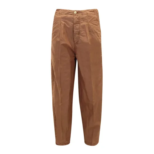 Myths , Womens Clothing Trousers Brown Ss24 ,Brown female, Sizes: