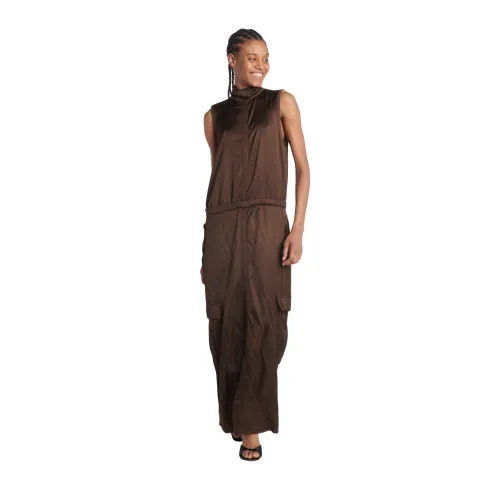 N21 , N°21 Dresses Brown ,Brown female, Sizes: