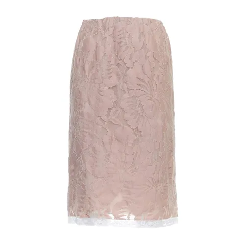 N21 , Womens Clothing Skirts Powder Ss24 ,Pink female, Sizes: