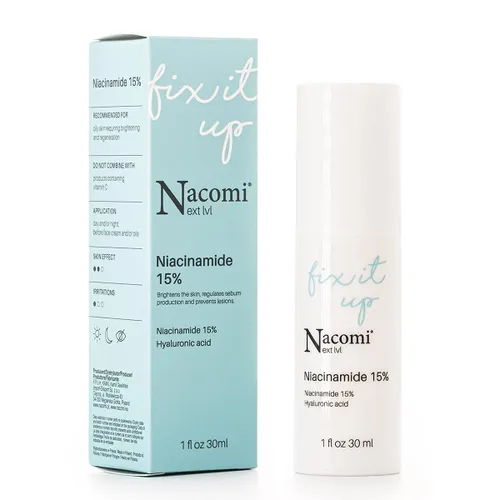 NACOMI NIACYNAMID SERUM 15% 30ml It Reduces pores and