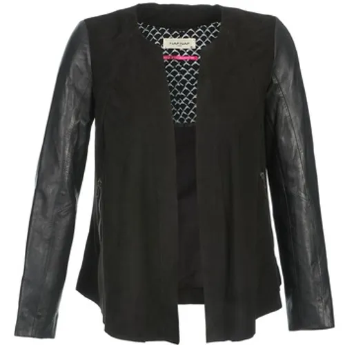Naf Naf  COCOTTE  women's Leather jacket in Black
