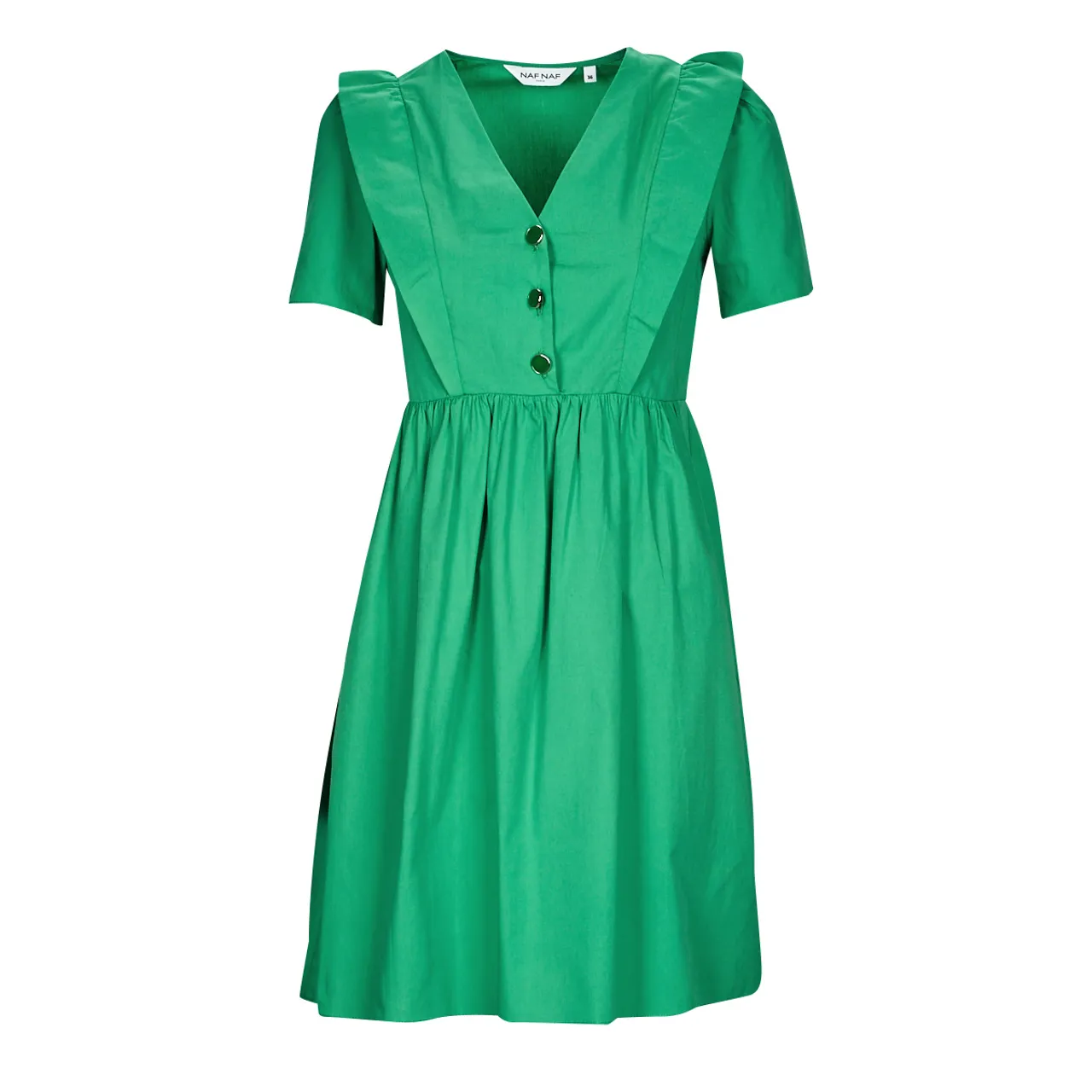 Naf Naf  KALOU R1  women's Dress in Green