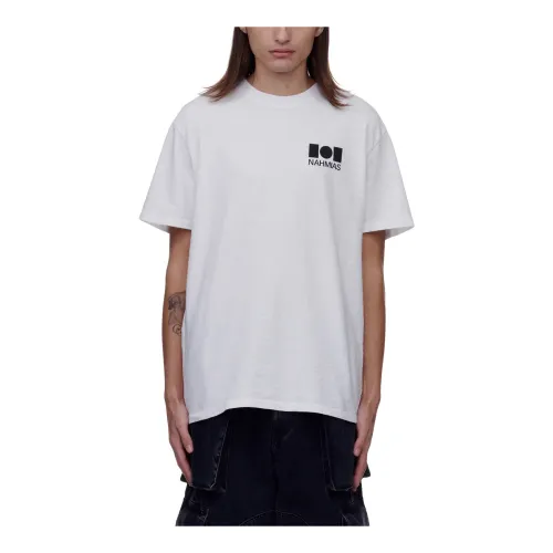 Nahmias , Logo T-Shirt ,White male, Sizes: