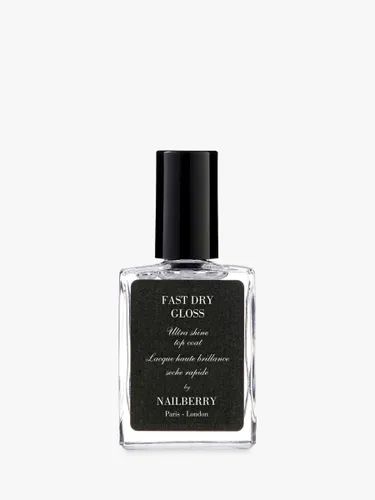 Nailberry Fast Dry Gloss Top Coat, 15ml - Clear - Unisex - Size: 15ml