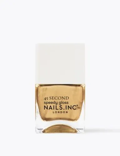 Nails Inc. 45 Second Speedy Gloss 14 ml - Gold, Gold,Black,Pink Shimmer,Soft Pink,Purple,Multi