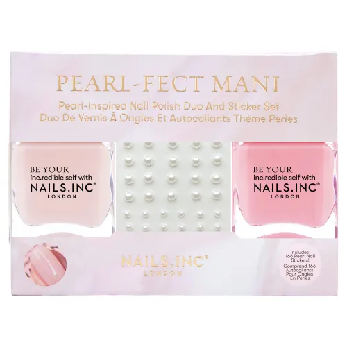 Nails Inc Pearl-Fect Mani Duo with Stickers