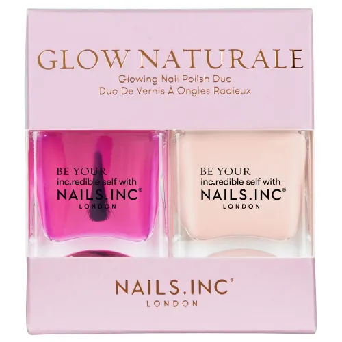 Nails.INC Glow Naturale Glowing Nail Polish Duo