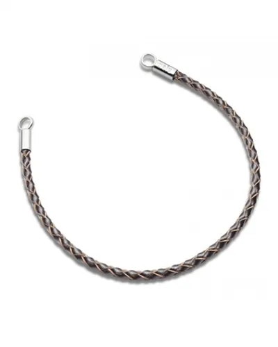 Nalu Beads Leather 17cm Bracelet - Brown