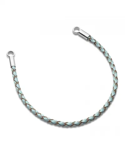 Nalu Beads Leather 17cm Bracelet - Turquoise