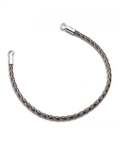 Nalu Beads Leather 19cm Bracelet - Brown