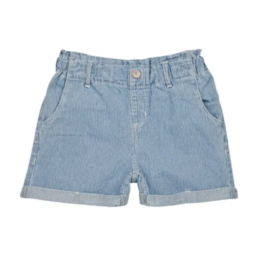 Name it  NKFBELLA HW REG DNM SHORTS  girls's Children's shorts in Blue