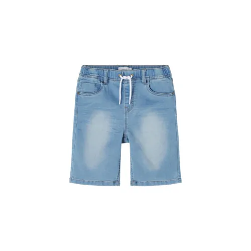 name it , Nkmryan Jogger Denim Shorts ,Blue male, Sizes: