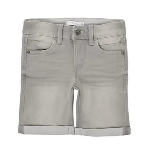 Name it  NKMSOFUS DNMTAX  boys's Children's shorts in Grey