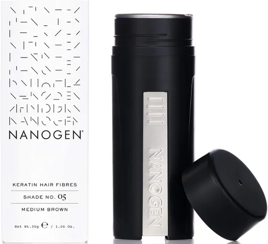 Nanogen Instant Thickening Hair Fibres - Medium Brown 30g -