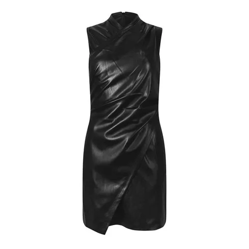 NANUSHKA Melba Wrap Dress - Black