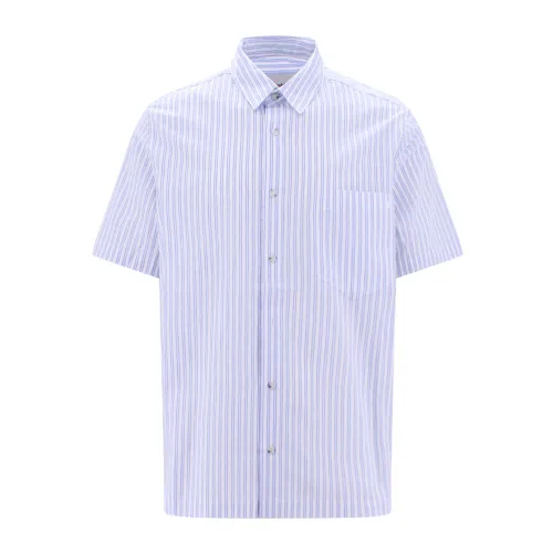 Nanushka , White Striped Cotton Shirt ,White male, Sizes: