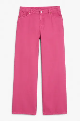 Naoki low waist loose jeans - Pink
