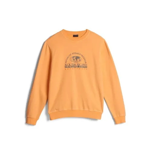 Napapijri Antartic Research Logo Sweatshirt - Orange