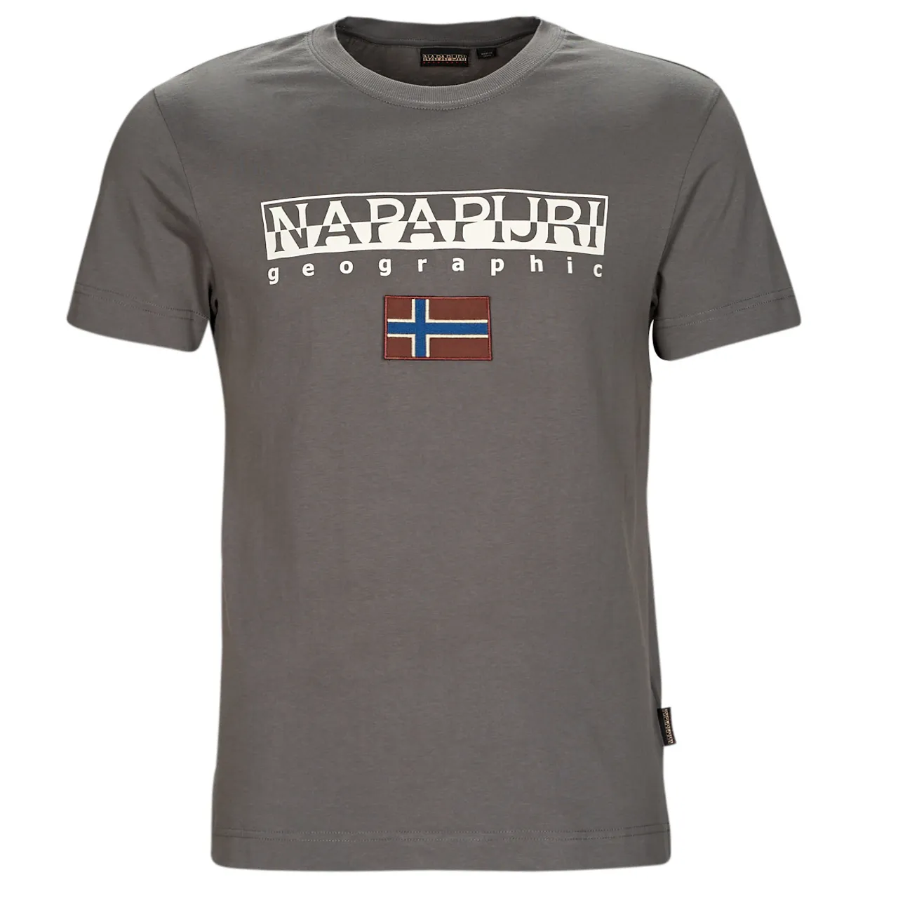 Napapijri  AYAS  men's T shirt in Grey