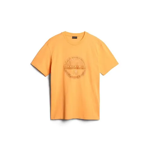 Napapijri Bollo Short Sleeve T Shirt - Orange