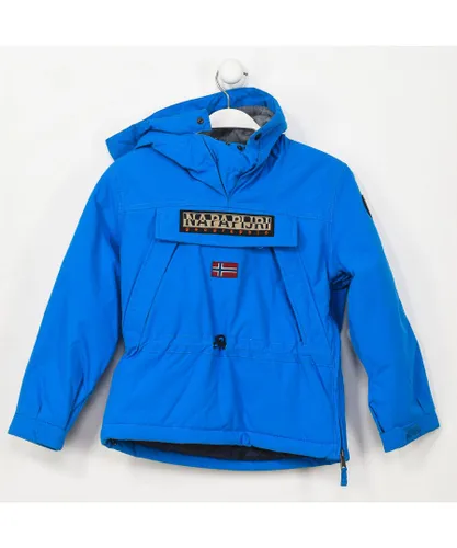 Napapijri Boys Kangaroo style hooded jacket N0CI6B boy - Blue