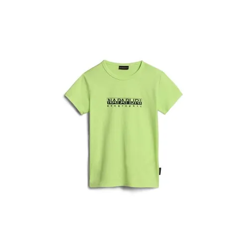 Napapijri Boys Small Box T Shirt - Green