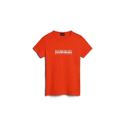 Napapijri Boys Small Box T Shirt - Red