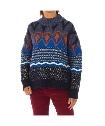 Napapijri Mens D-NEPAL W wool sweater long sleeve and round neck GA4FO2 woman - Multicolour