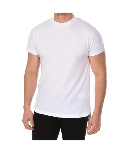 Napapijri Mens Short Sleeve Round Neck T-shirt N0YJAE - White Cotton