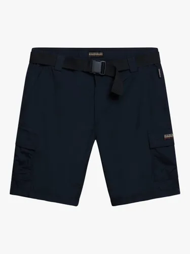 Napapijri Smith Bermuda Cargo Shorts, Black - Black - Male